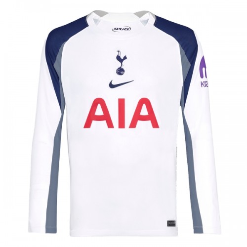 Camisola do Tottenham Hotspur Equipamento Principal 2025-26 Manga Comprida Camisola do Tottenham Hotspur Equipamento Principal 2025-26 Manga Comprida